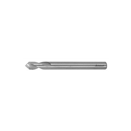 Solid Carbide NC Spotting Drill, 4 Mm, 90 Deg, Spiral Flutes, Uncoated